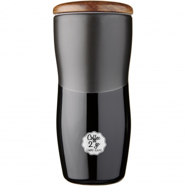 Logotrade Logogeschenke das Foto: Reno 370 ml doppelwandiger Keramikbecher