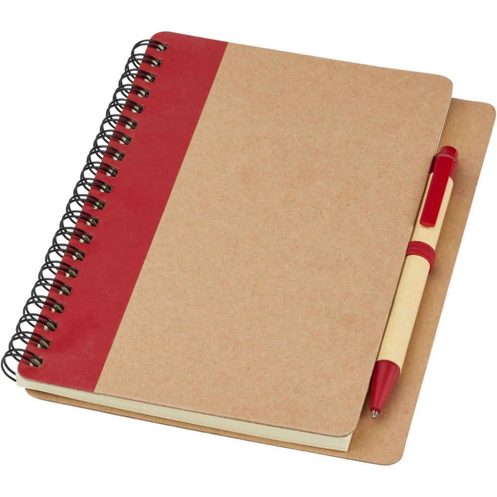 Logotrade werbemittel das Foto: Priestly A6 Recycling Notizbuch mit Stift