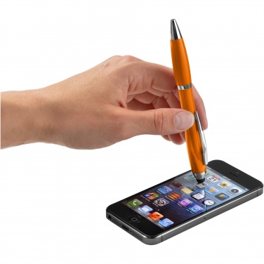 Logotrade werbemittel das Foto: Nash Stylus Kugelschreiber mit farbigem Griff und Schaft