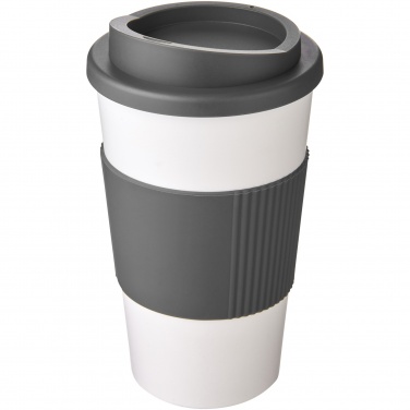 Logotrade Geschäftsgeschenke das Foto: Americano® 350 ml Isolierbecher mit Schutzring