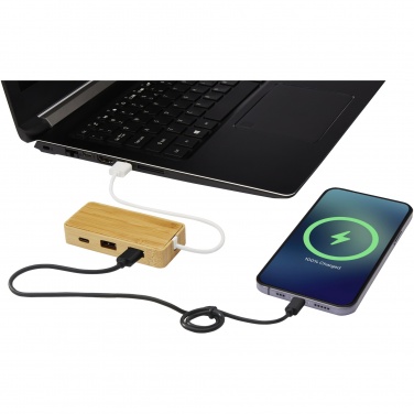Logotrade werbemittel das Foto: Tapas USB-Hub aus Bambus