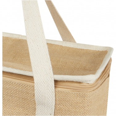 Logotrade Geschäftsgeschenke das Foto: Juta 300 g/m² Jute Kühltragetasche 19 L