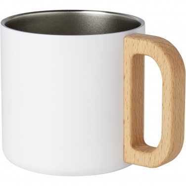 Logotrade Geschäftsgeschenke das Foto: Bjorn RCS-zertifizierter Becher aus recyceltem Edelstahl mit Kupfer-Vakuumisolierung, 360 ml