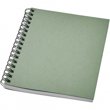 Logotrade Firmengeschenke das Foto: Desk-Mate® A6 farbiges Notizbuch mit Spiralbindung