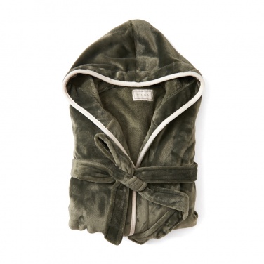 Logotrade werbemittel das Foto: VINGA Louis Luxus Plüsch GRS rPET Bademantel Größe L/XL