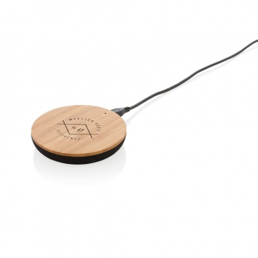 Logotrade Firmengeschenke das Foto: Bamboo X 5W Wireless Charger