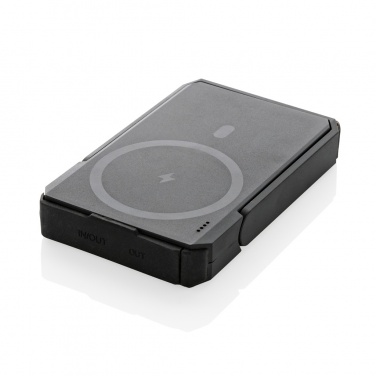 Logotrade Werbegeschenke das Foto: Skywave 5000mah Solar Powerbank, 10W Wireless aus rPlastik