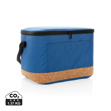 Logotrade Logogeschenke das Foto: Impact AWARE™ XL RPET Two-Tone Kühltasche mit Korkdetail