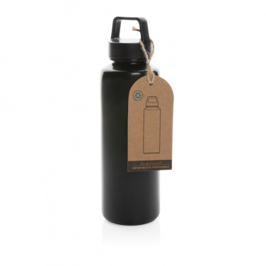 Logotrade Firmengeschenke das Foto: Wasserflasche mit Henkel aus RCS rPP