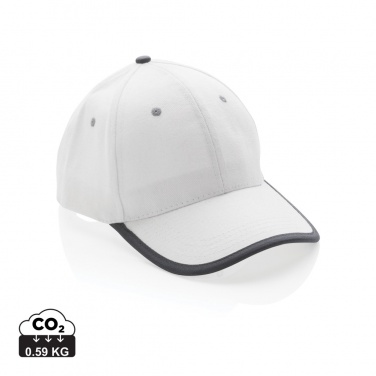 Logotrade Geschäftsgeschenke das Foto: Impact AWARE™ 280gr Brushed rCotton 6 Panel Kontrast-Cap