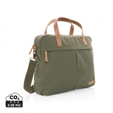 Logotrade Logogeschenke das Foto: Impact AWARE™ 16 oz. rCanvas Laptop-Tasche