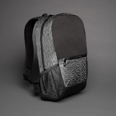 Logotrade Firmengeschenke das Foto: Reflektierender RPET Laptop-Rucksack mit AWARE™ Tracer