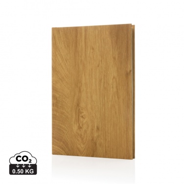 Logotrade werbemittel das Foto: Kavana A5 Notizbuch mit Holz-Print