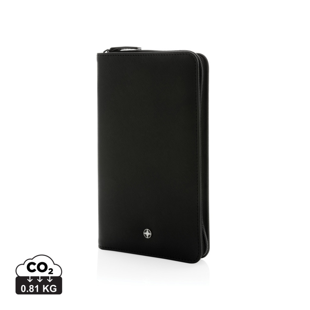 Logotrade Logogeschenke das Foto: Swiss Peak Heritage RCS rPU RFID Travel Wallet