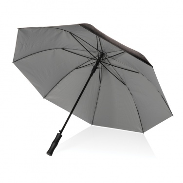Logotrade Werbeartikel das Foto: 27" Impact AWARE™ RPET 190T Pongee Bi-Color Auto-Open-Schirm
