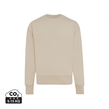Logotrade Werbegeschenke das Foto: Iqoniq Kruger Relax-Rundhals-Sweater aus recycelt. Baumwolle