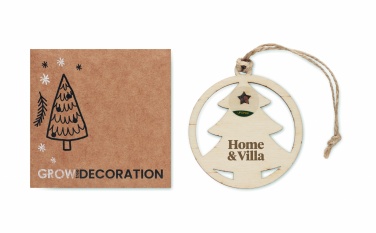 Logotrade Werbeartikel das Foto: Weihnachtsschmuck Tanne
