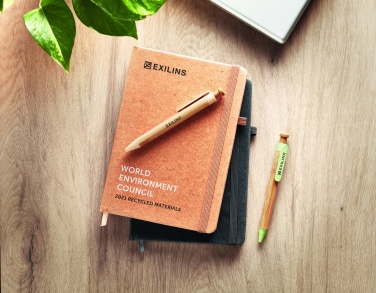 Logotrade werbemittel das Foto: DIN A5 Notizbuch PU