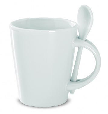 Logotrade Werbeartikel das Foto: Tasse mit Löffel Sublimation