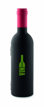 Logotrade Geschäftsgeschenke das Foto: Wein-Set Flasche
