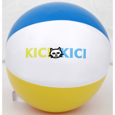 Logotrade Geschäftsgeschenke das Foto: Mehrfarbiger Strandball PALM SPRINGS