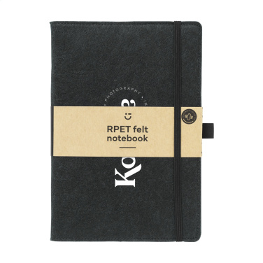 Logotrade werbemittel das Foto: Felty GRS RPET-Papier-Notizbuch A5