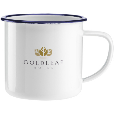 Logotrade Werbegeschenke das Foto: Retro Emaille Tasse 350 ml