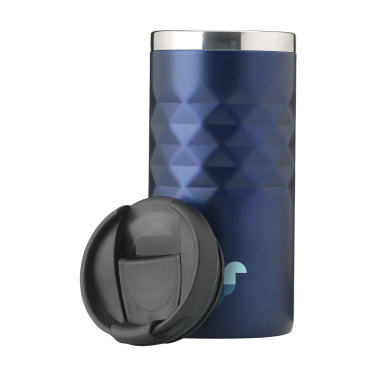 Logotrade Logogeschenke das Foto: Geometric Mug RCS Recycleter Stahl 280 ml Thermobecher