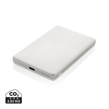Logotrade werbemittel das Foto: Orion 5.000mAh 5W magnetische Powerbank aus RCS rec. Alu