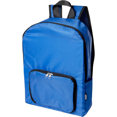 Logotrade Werbeartikel das Foto: EcoFold faltbarer RPET Rucksack 15 L