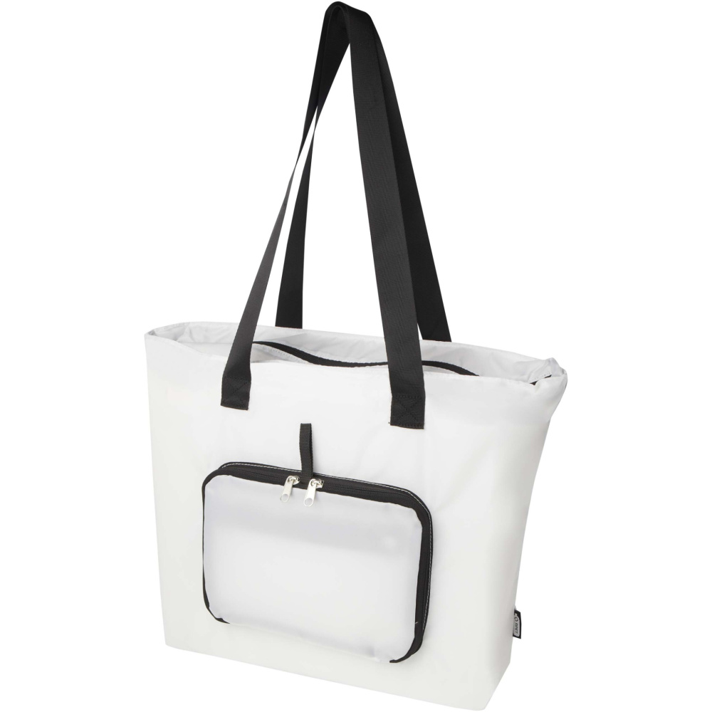Logotrade Werbeartikel das Foto: EcoFold faltbare RPET Tragetasche 16 L