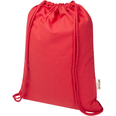 Logotrade Firmengeschenke das Foto: Oregon Blend 140 g/m² GRS-recycelter Turnbeutel 5 L
