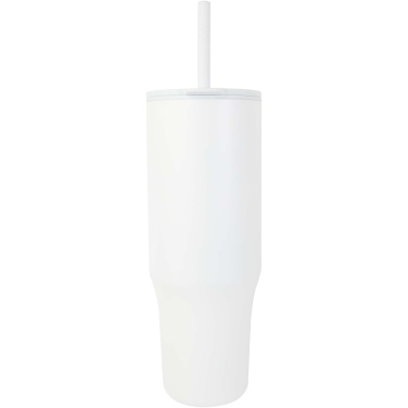 Logotrade Werbegeschenke das Foto: Brady 900 ml RCS-zertifizierter Isolierbecher mit Silikon Trinkhalm
