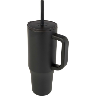 Logotrade Werbegeschenke das Foto: Brady 900 ml RCS-zertifizierter Isolierbecher mit Silikon Trinkhalm