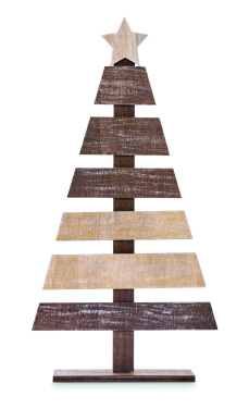 Logotrade Geschäftsgeschenke das Foto: Weihnachtsbaum aus Holz