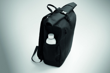 Logotrade Werbegeschenke das Foto: Rolltop-Rucksack 600D RPET