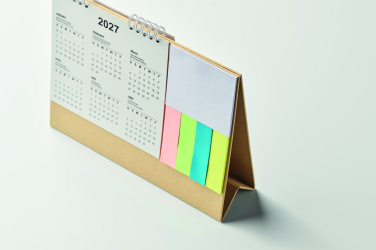 Logotrade Werbegeschenke das Foto: Tischkalender mit Memoblock