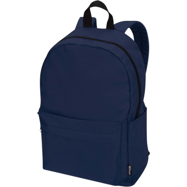 Logotrade Werbeartikel das Foto: Byron 14" GRS-recycelter City Laptop Rucksack 14 L