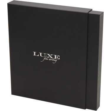 Logotrade Firmengeschenke das Foto: Legato Elegance A5 Hardcover Notizbuch mit Tintenroller Set