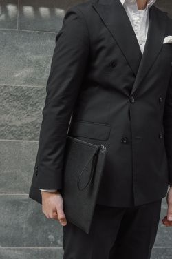 Logotrade Geschäftsgeschenke das Foto: VINGA Bermond 16" RCS Laptop-Sleeve