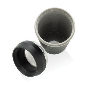 Logotrade Werbegeschenke das Foto: Topl-Becher aus rec. Kunststoff mit 360-Grad-Deckel 354ml