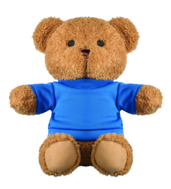 Logotrade Geschäftsgeschenke das Foto: Teddybär mit T-Shirt 23cm