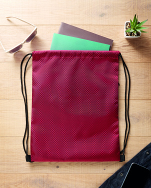 Logotrade Werbegeschenke das Foto: Beutel mit Kordelzug 420D RPET