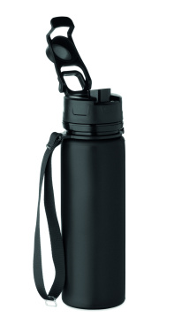 Logotrade Firmengeschenke das Foto: Faltbare Sportflasche Silikon