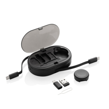 Logotrade Werbegeschenke das Foto: Chargevix Multifunktionales 60W-Lade-Set aus RCS rPlastic