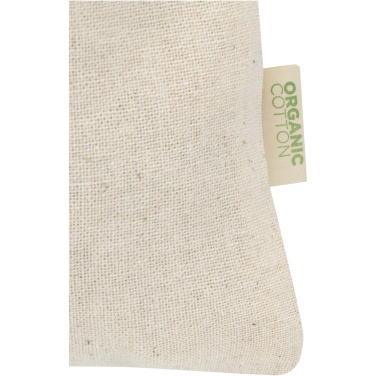 Logotrade Werbegeschenke das Foto: Odisha 140 g/m² OCS Bio-Geschenktasche – 15 × 10 cm