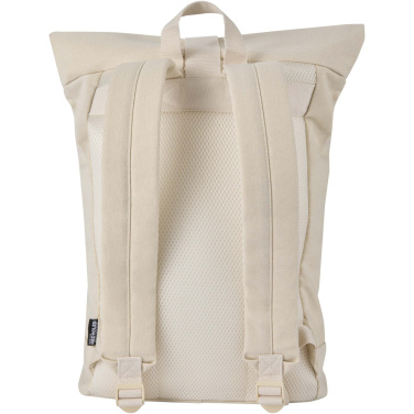Logotrade Werbegeschenke das Foto: Recanvas 14” GRS recycelter Rolltop-Rucksack 16L