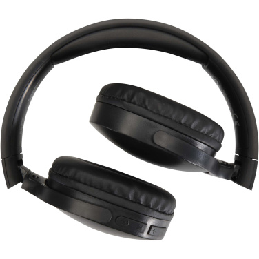 Logotrade Werbeartikel das Foto: Ancha Over-Ear Wireless Bluetooth® Headset aus recyceltem Kunststoff