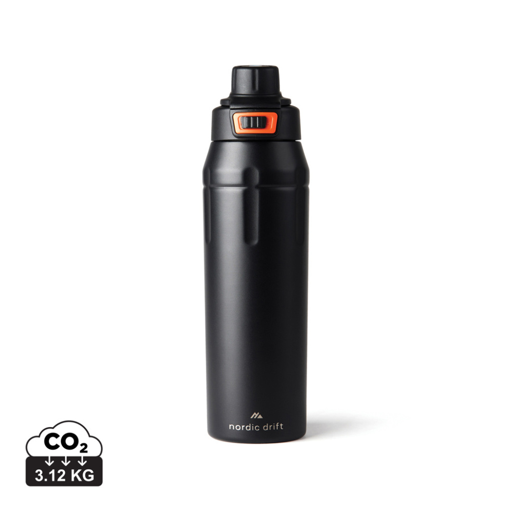 Logotrade Geschäftsgeschenke das Foto: Nordic Drift Trail isolierte verschließbare RCS Sportflasche