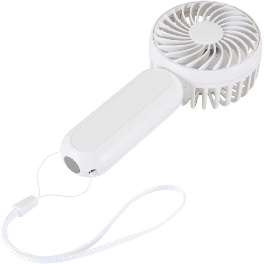 Logotrade Werbegeschenke das Foto: Aervia Tragbarer Ventilator aus recyceltem Kunststoff